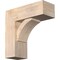 Ekena Millwork Thorton Block Smooth Bracket w/ Offset Brace, Douglas Fir, 7 1/2"W x 20"D x 20"H BKT0806X20X20THR05SDF - alternate 1